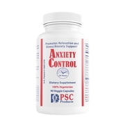 Anxiety Control 24  Stress Relief Supplement with GABA, L-Theanine & Ashwagandha for Calm Mood & Relaxation, 90 Capsules