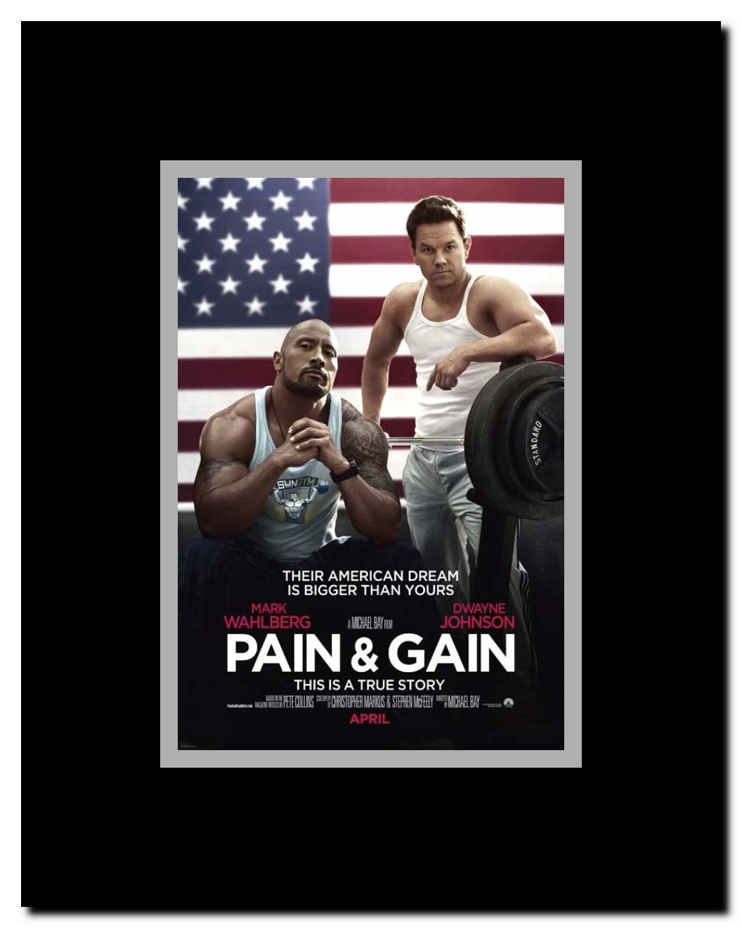 Pain and Gain Framed Movie Poster