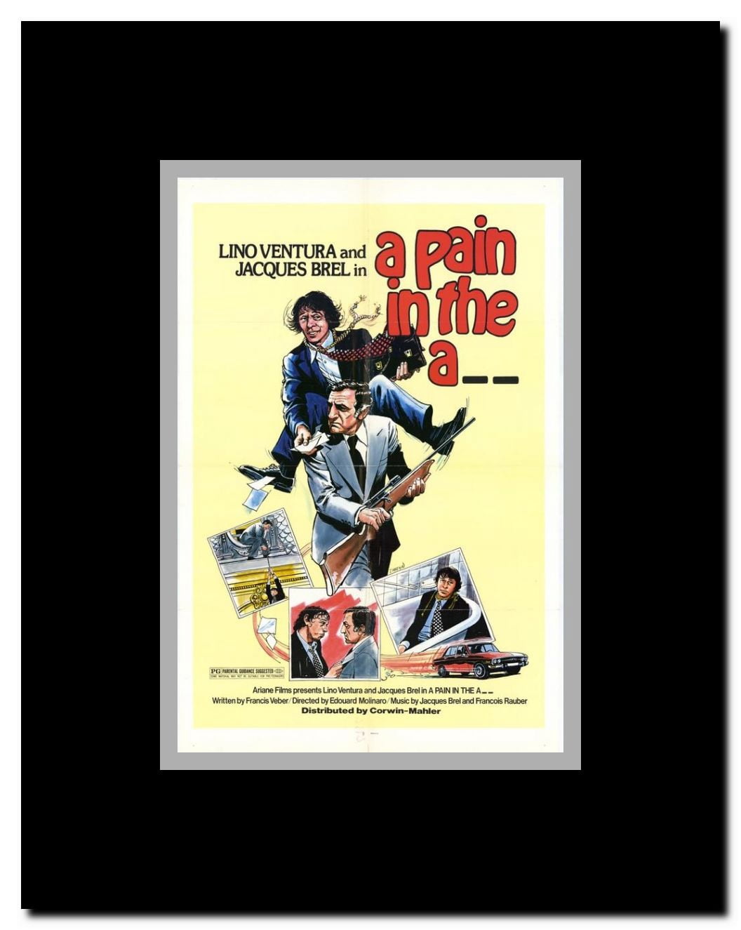 Pain in the A-- Framed Movie Poster