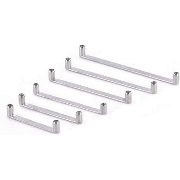 Painful Pleasures 14g Internally Threaded Flat Titanium Surface Barbell with 2mm Rise - 13mm ~ 1/2"