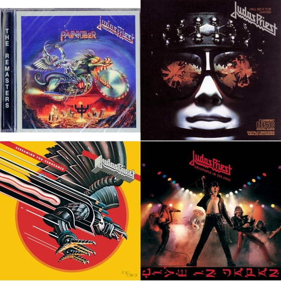 Painkiller & Hell Bent For Leather & Screaming For Vengeance & Unleashed In The East [CD Bundle]