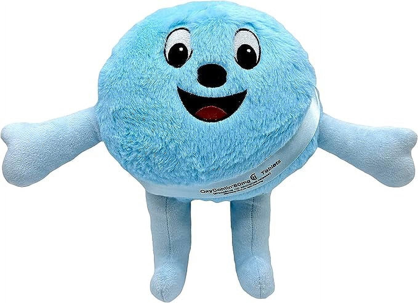 Painkiller Netflix Oxycontin Plush, 15 inch Oxy Plushie Pill Plush Toy Handmade Creative Stuffed Toy Funny Stuffed Toy, Playful Ease On The Go Play Gift for All Ages (Blue)