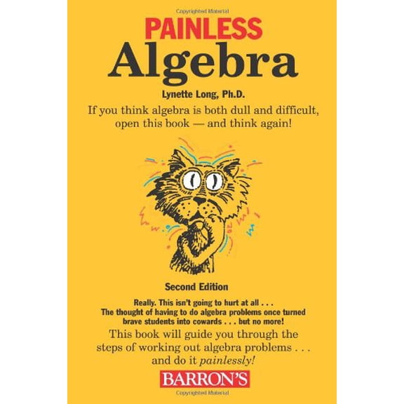 Pre-Owned Painless Algebra (Barron's Painless) (Paperback) 0764134345 9780764134340