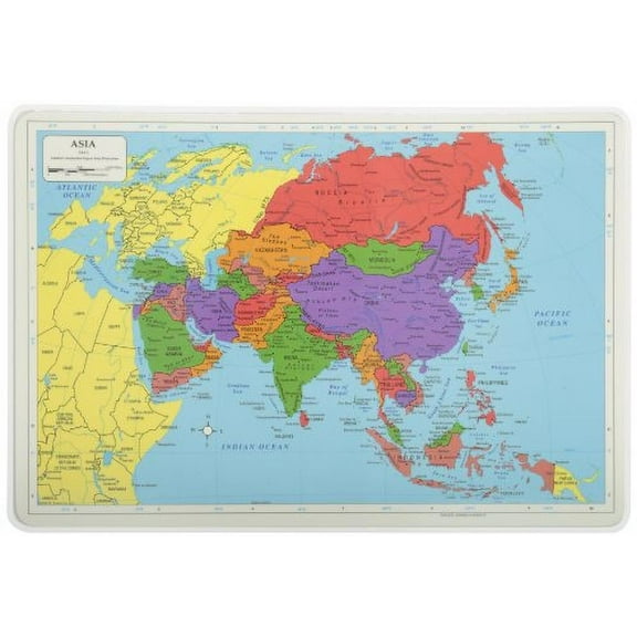 Painless Learning Asia Map Placemat