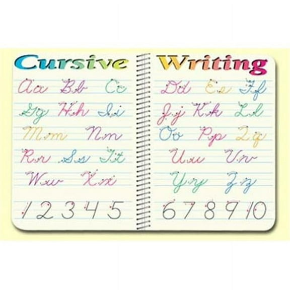 Painless Learning  Cursive Writing Placemat - Pack of 4