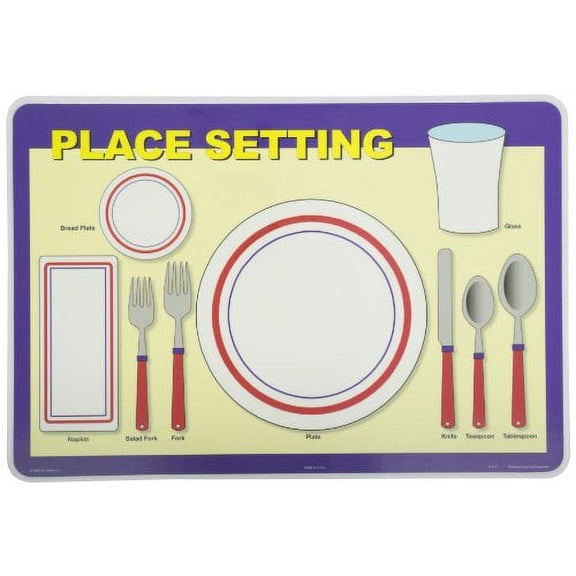 Painless Learning Place Setting Placemat
