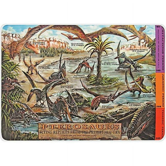 Painless Learning  Pterosaurs Placemat - Pack of 4