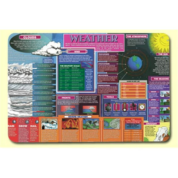 Painless Learning Weather Placemat