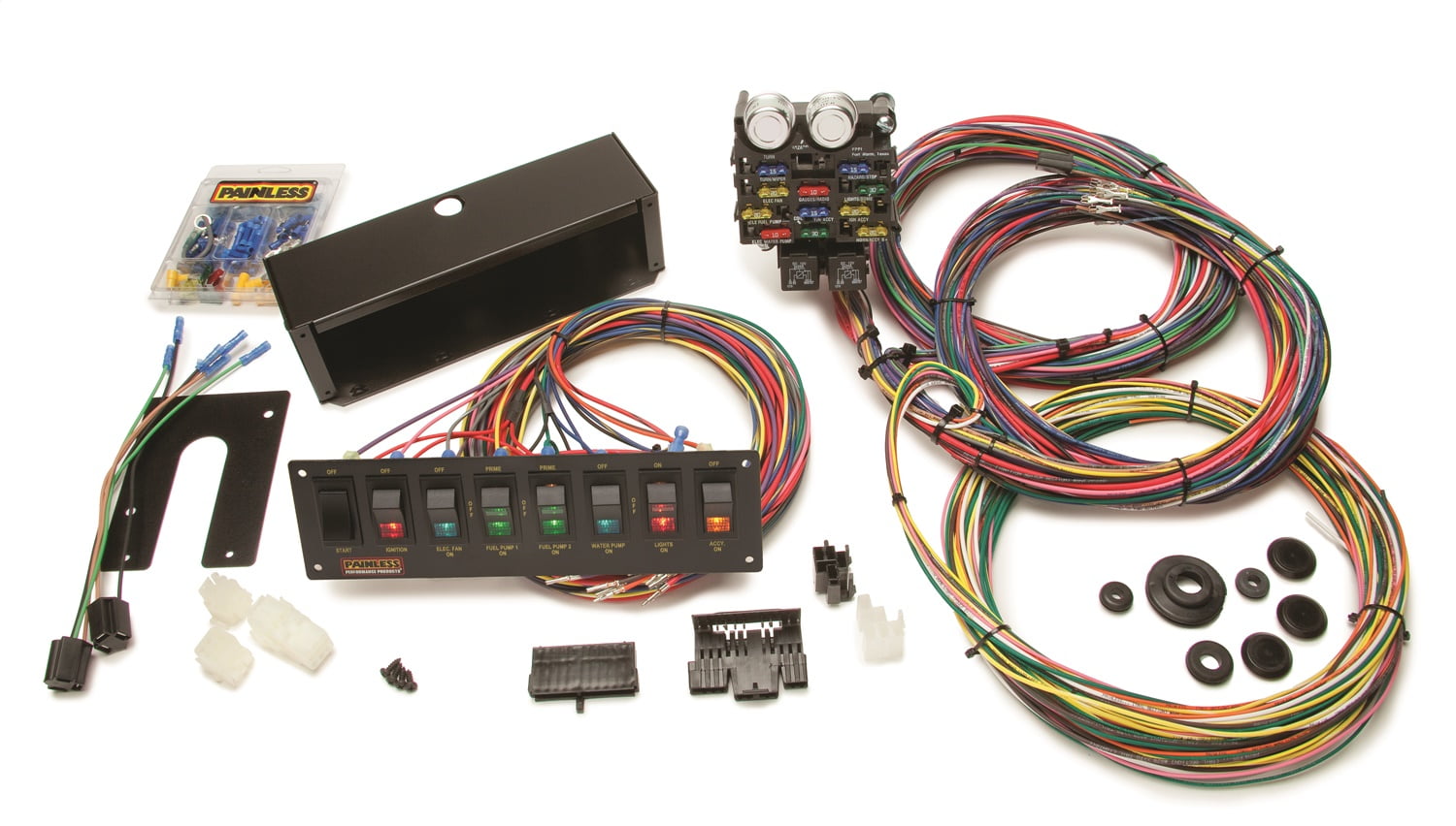 Painless Performance 21 Circuit Drag Race Wiring Kit 50003 Painless Performance 21 Circuit Drag Race Wiring Kit 50003