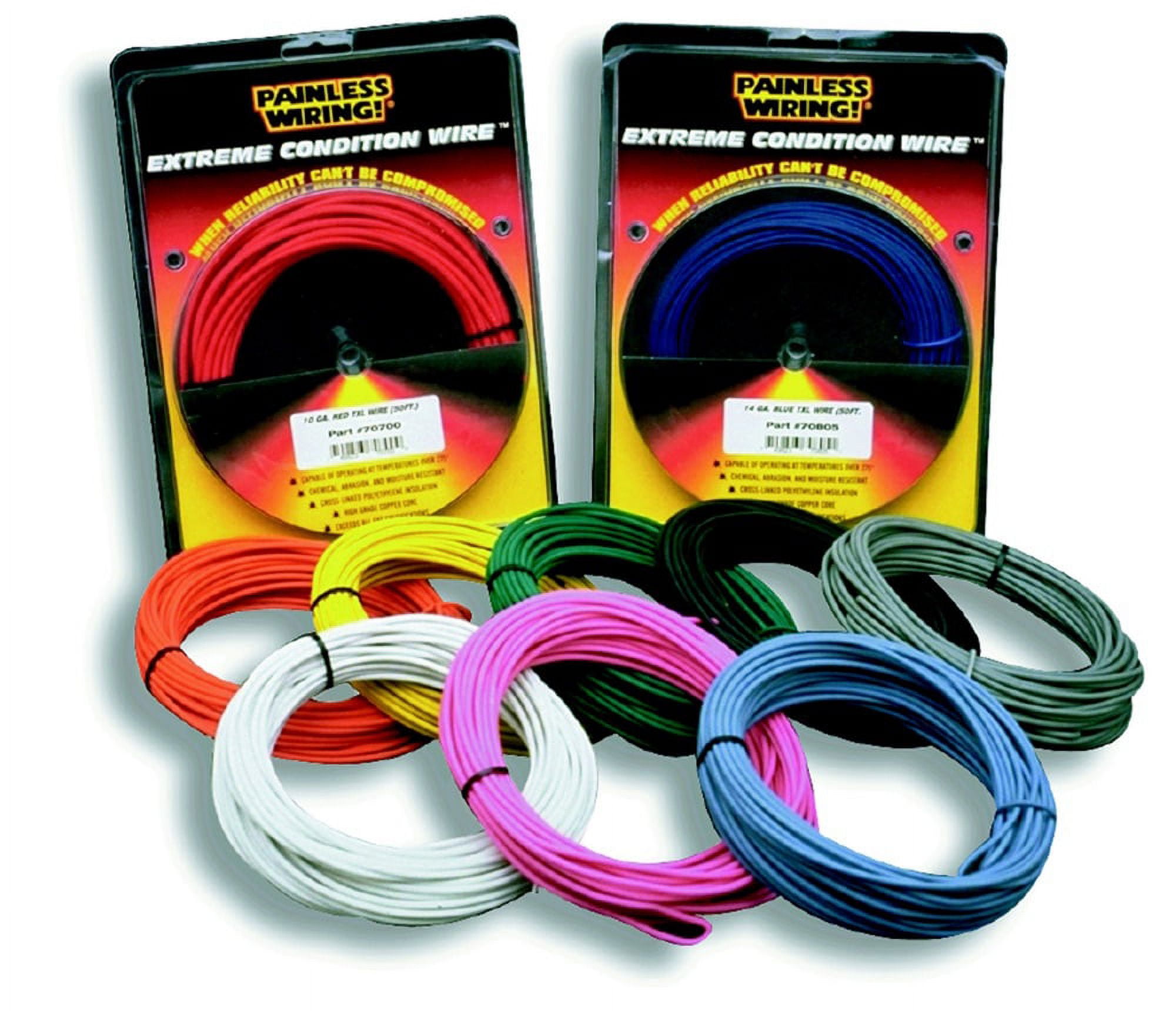 Painless Performance 71808 PAN71808 WIRE TXL 14GA LT BLUE 25