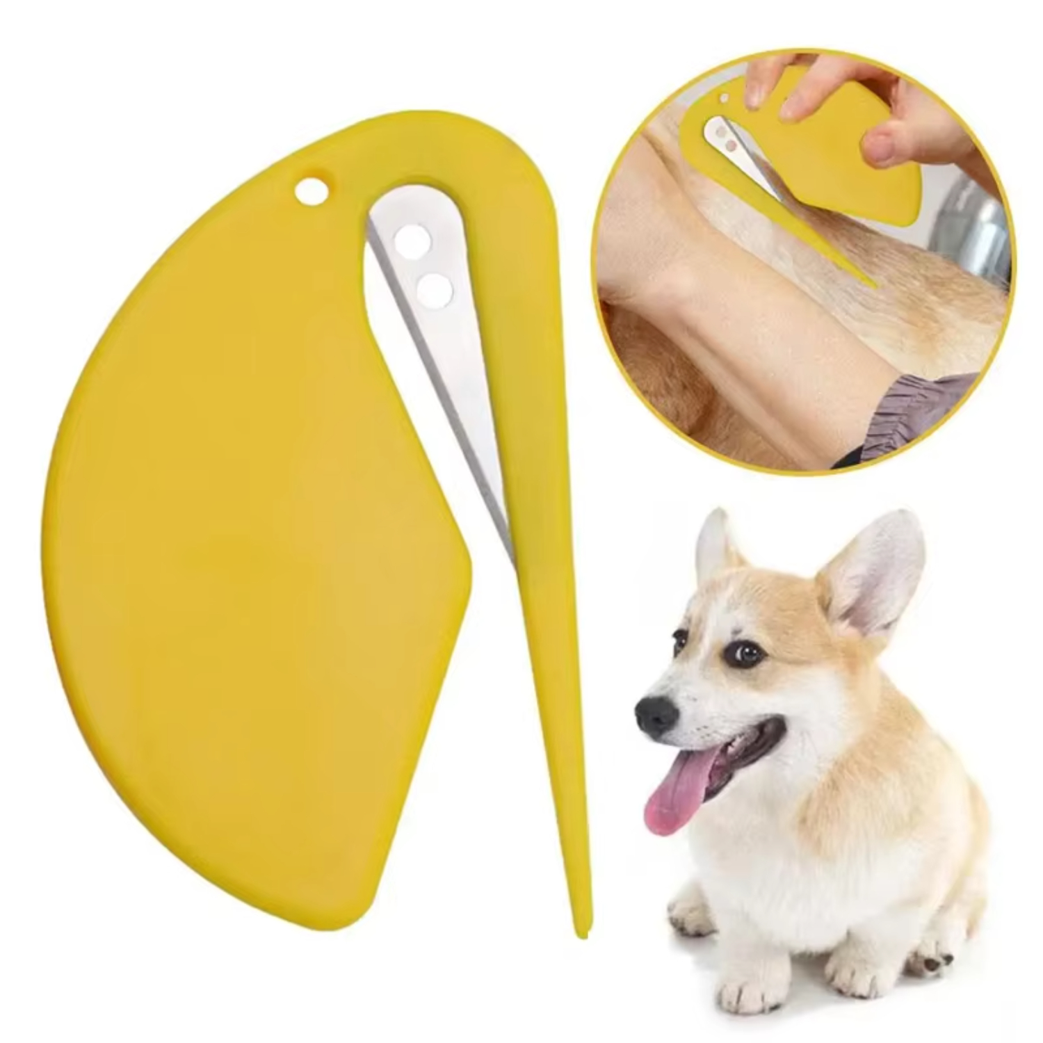 Painless Pet Knotting Comb for Dogs and Cats Efficiently Remove Knots
