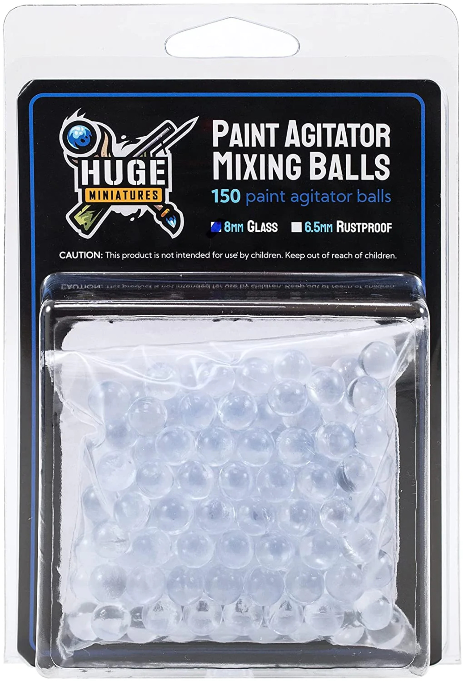 Paint Agitator Balls Glass New