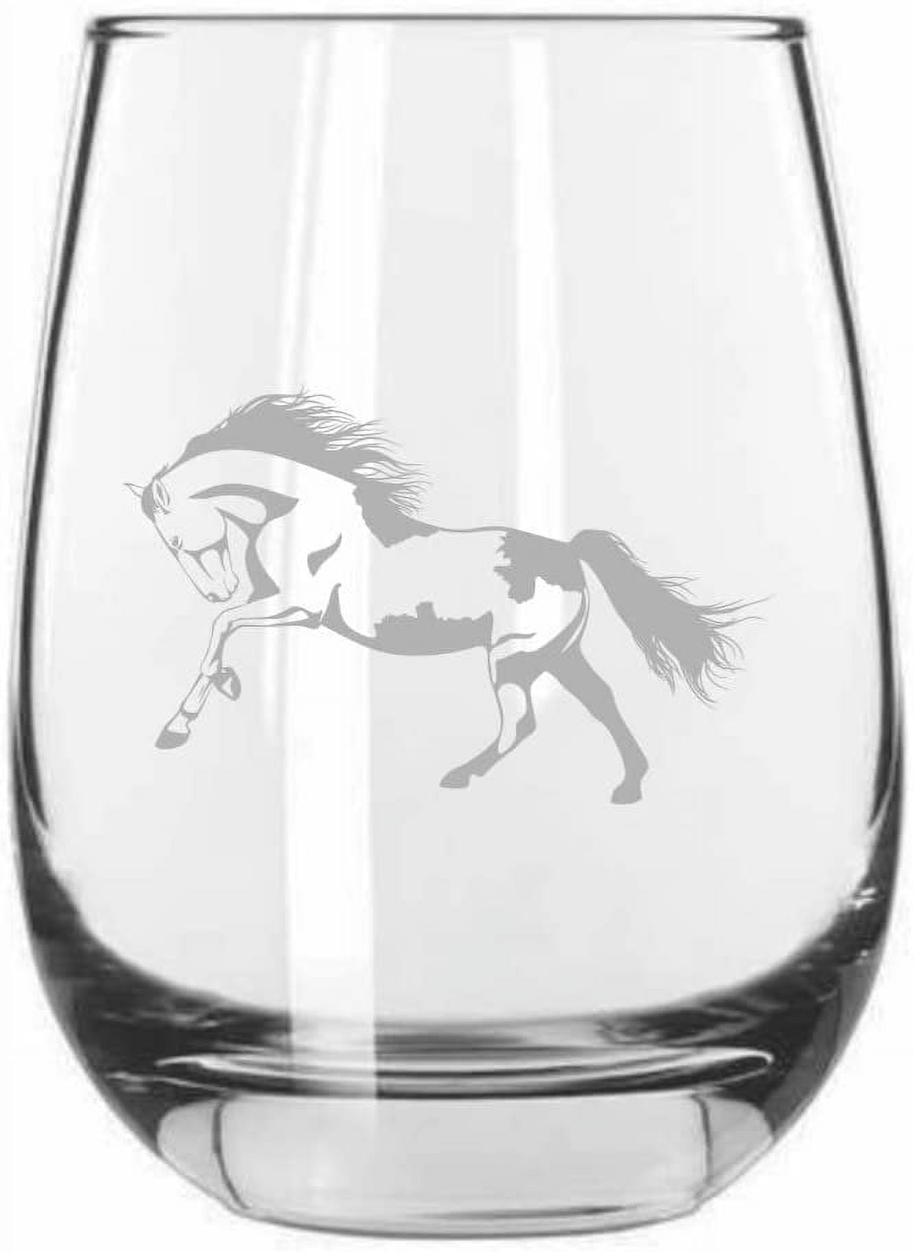 Wine Because You Never Got A Pony - Stemless Wine Glass