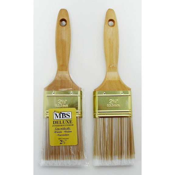 Paint Brush 2.5" Width 100% Polyester For all Paints Interior/Exterior