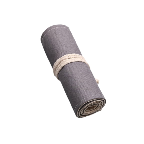 Paint Brush Holder Canvas Rolling Up Case Brush Organizers Storage Pouches for Acrylics Oil Watercolor Gouache Brush