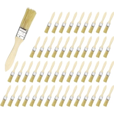 DP 50-Piece Disposable Paint Brush Set – Pure Bristle With Polymer Handles – Utility Brushes