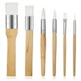 thumbnail image 1 of Paint Brush Set,6 Pcs Acrylic Paint Brushes Paintbrushes for Acrylic Painting Artist Paint Brushes Nylon Paint Brushes B, 1 of 7