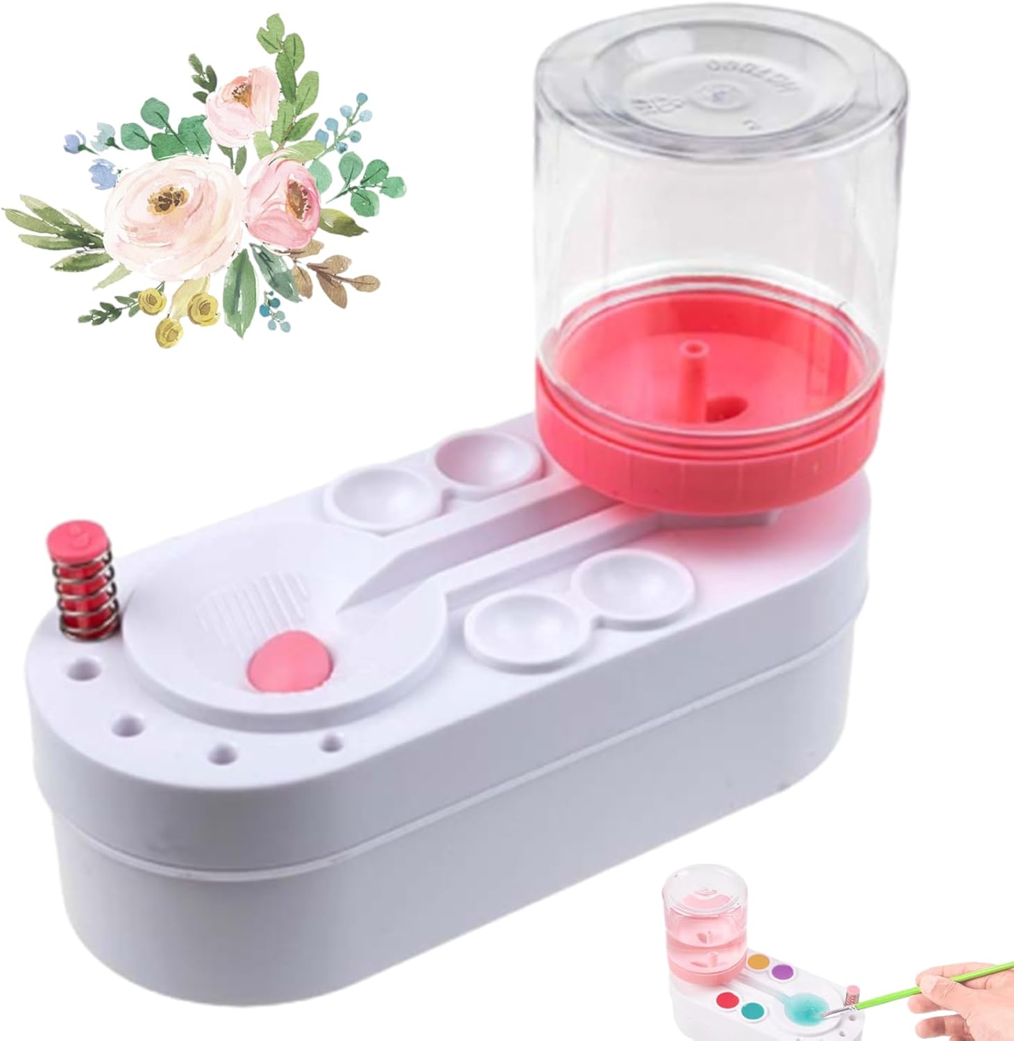 Paint Brush Toilet, Paint Brush Cleaner with Drain & Holder, Rinser ...