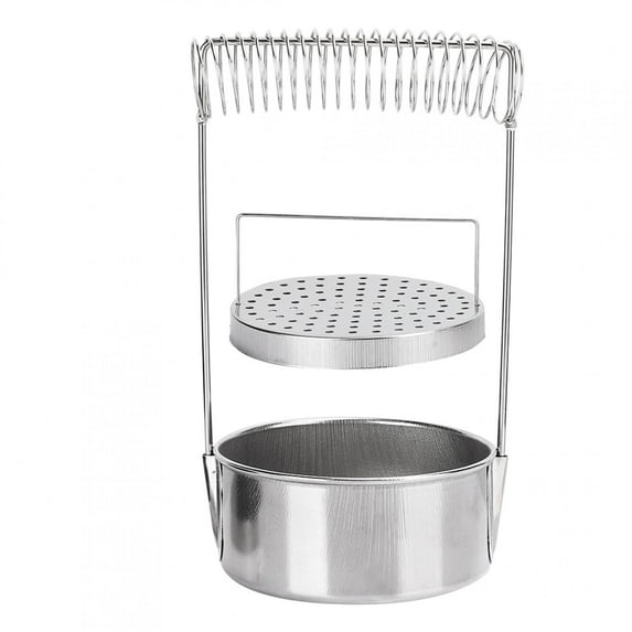 Paint Brush Washer Cleaner Stainless Steel Uncovered Cleaning Pot Oil Painting Washing Bucket Wash Pen Holder Art Supplies for Paint Brushes Cleaning Drying