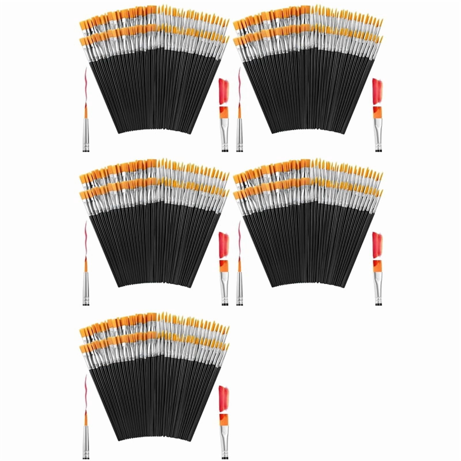 Paint Brushes,800Pcs Nylon Paint Brushes Acrylic Paint Brushes,Craft Acrylic Paint Brushes for Classroom Oil Watercolor