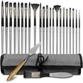 Paint Brushes, Acrylic Paint Brushes, Paint Brush Set of 24 pcs for