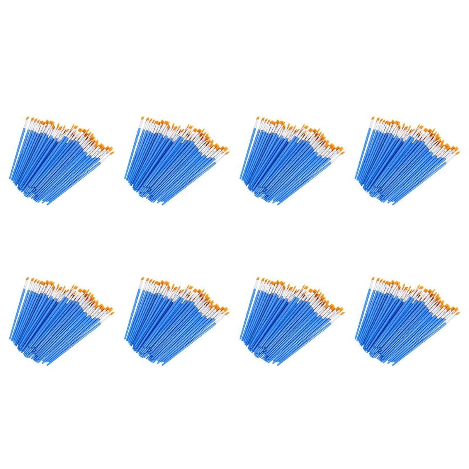 Paint Brushes Set 400 Pcs Kids Nylon Flat Hair Small Oil Watercolor Artist Painting Kits Bulk for Children