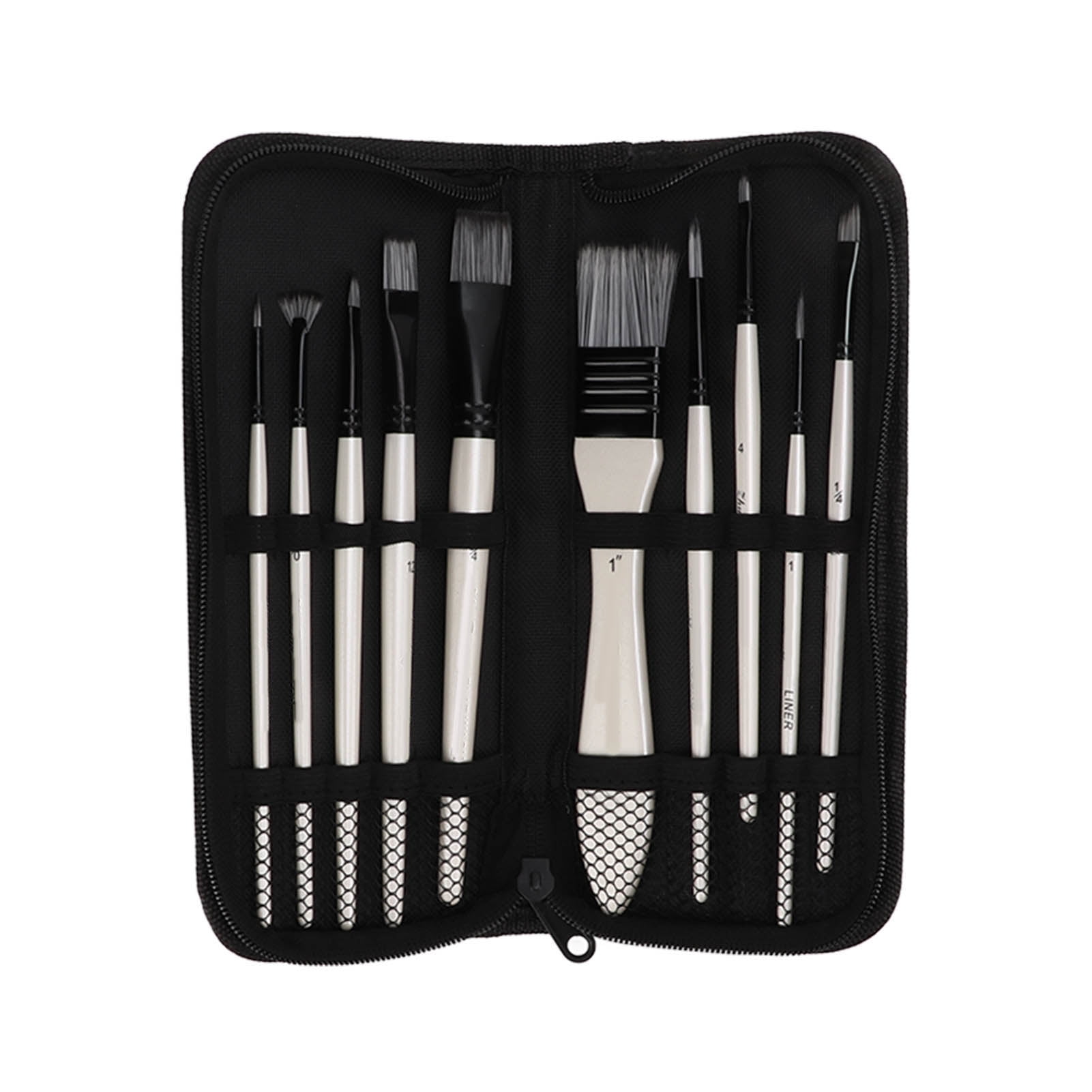 Paint Brushes Set, Soft And Flexible Comfortable Grip Nylon Wool