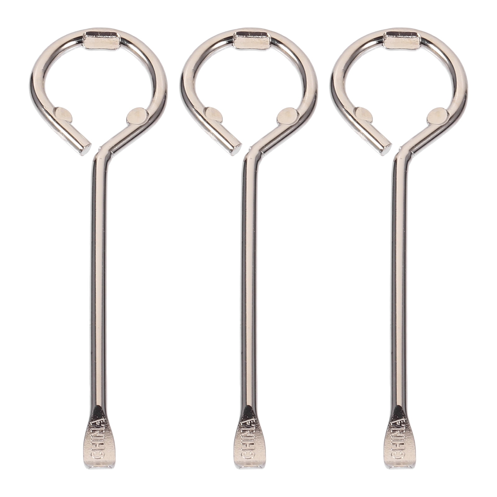 Paint Bucket Opener 3 Pcs Can Opening Tool Key Fob Stainless Steel