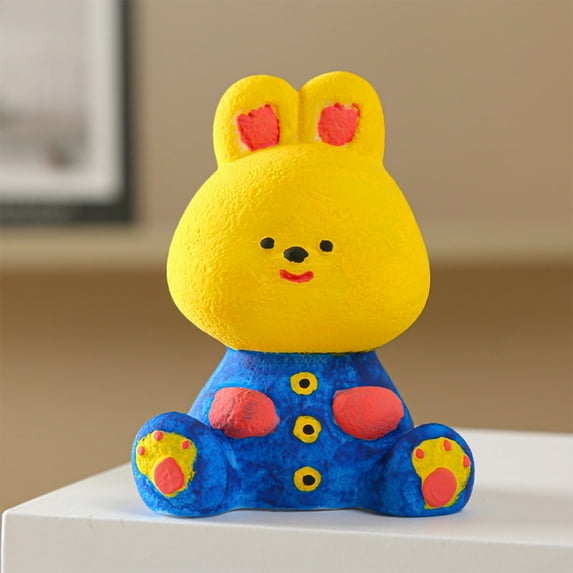 Paint Your Own Bunny Lamp Kit,Easter Bunny Painting Sets,Art Supplies Arts & Crafts Kit,Glowing Rabbit Painting Kit for Kids 6-12, Arts and Crafts for Kids Ages 8-12,Toys Girls Boy Birthday Gift