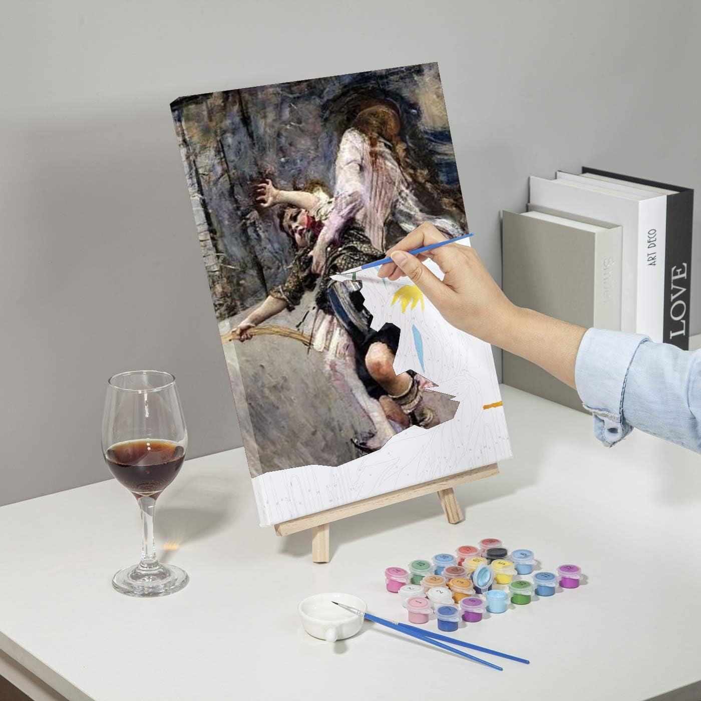 Paint By Number For Adults Beginner Giovanniboldini Child With A Hoop