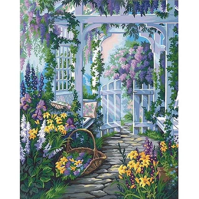 Paint By Number Kit, 14" x 20" - Walmart.com