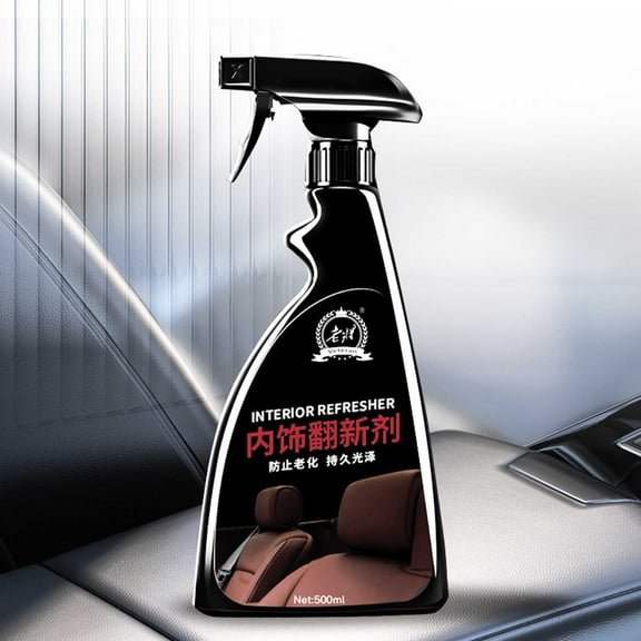 Paint Coating Spray, 500ml Car Plastic Refurbishing Agent, Plastic Polish & Restoration for Dashboards, Seats & Door Panels, Long-Lasting Protection Against UV, Dirt & Oxidation