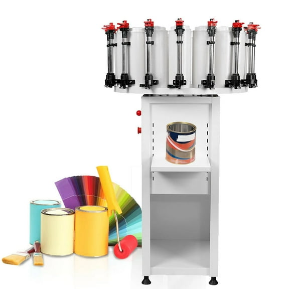 Manual Paint Colorant Dispenser 14 Canister Base Water & Oil Based Color Latex Paint Mixing Machine