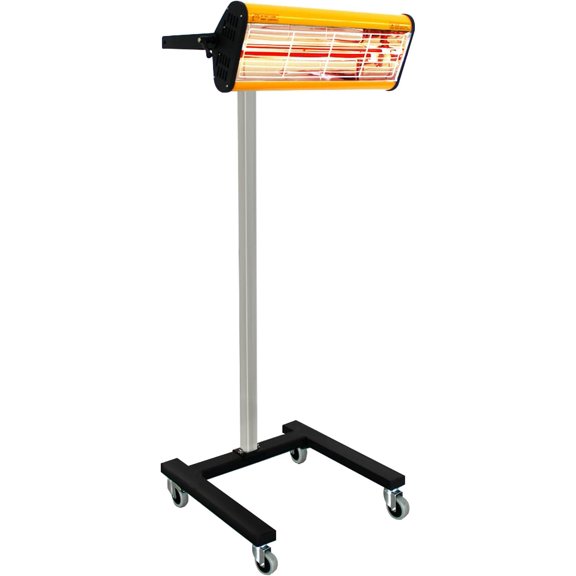 Paint Curing Baking Lamp, 1050W 110V Short Wave Infrared Paint Drying Lamp for Car Body Repair, Equipped with Smart Timer and Height Adjustable