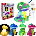 thumbnail image 1 of Paint Your Own Dinosaur Lamp Kit, Art Supplies Kids Paint Set, Arts and Crafts for Kids Ages 8-12, Dinosaur Toys Girls Boys Halloween Birthday Christmas Gifts Ages 3 4 5 6 7 8 9 10 11 12+, 1 of 5