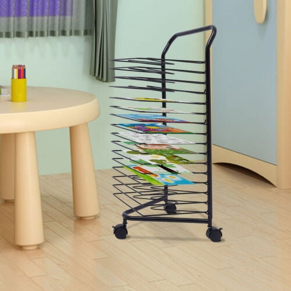 Paint Drying Rack 43*32*85cm in Metal Artwork Art Drying Rack Classroom
