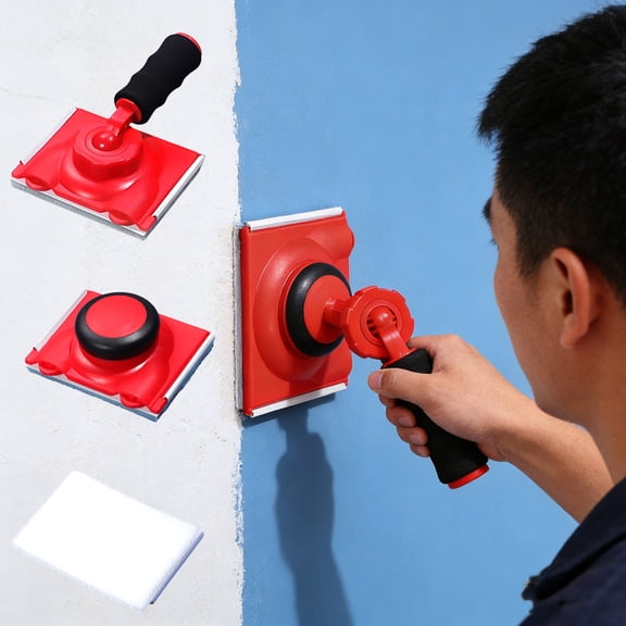 Paint Edger Trimmer, Replacement Pad Refills, Corner Walls & Ceilings Paint Pad Applicator, Edge Painting Tool for Walls, Ceilings, Corners, Trims, and Edges FLA-wless Cutting-in