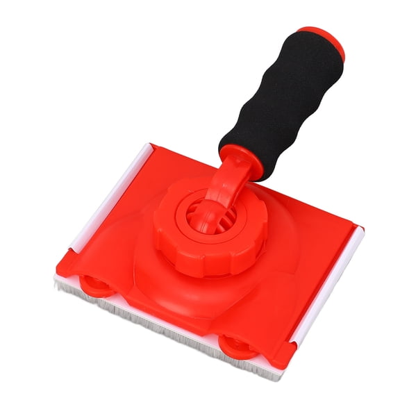 Paint Edger Trimmer with Rotatable Handle Lockable Corner Painting Tool Dual Sided Sponge Pads and Protective Gloves for Precise Edges (11 inches / 28.0 cm)
