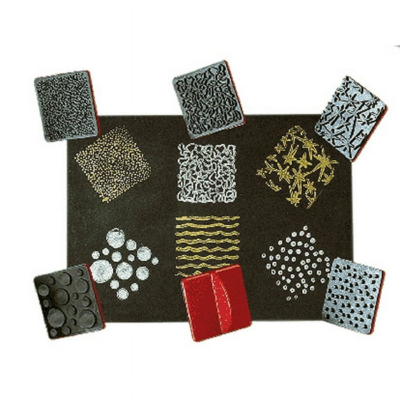 Paint Effect Stamp Tools, 6 Per Set, 3 Sets