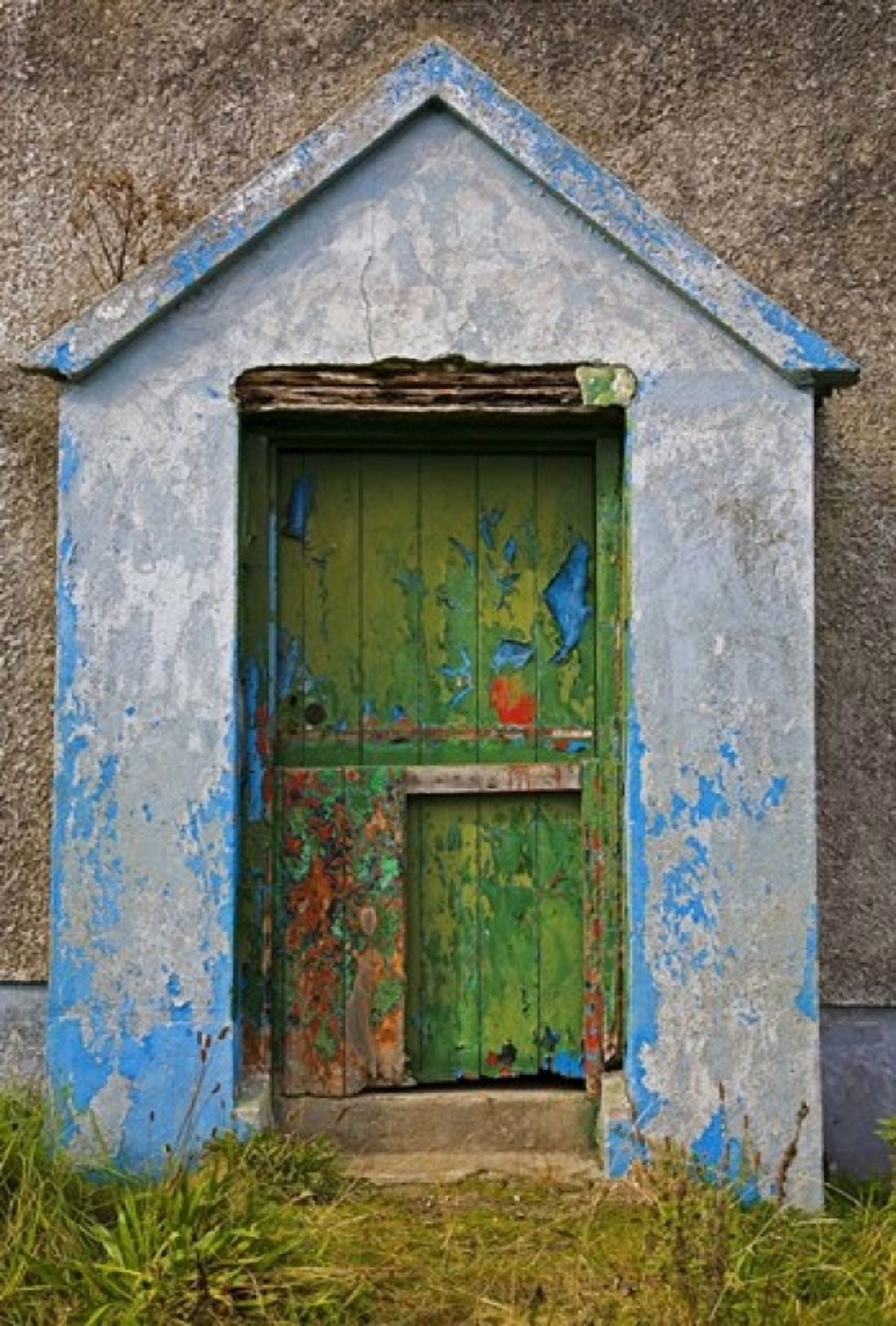 Paint Effects Old Cottage Bunmahon County Waterford Ireland Canvas Art - Panoramic Images (17 x 24)