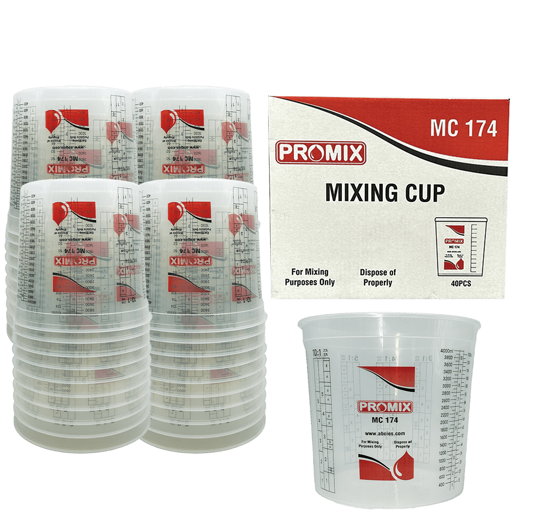 Paint & Epoxy Mixing Cups Buckets Box of 40 174 Ounce (5Quart