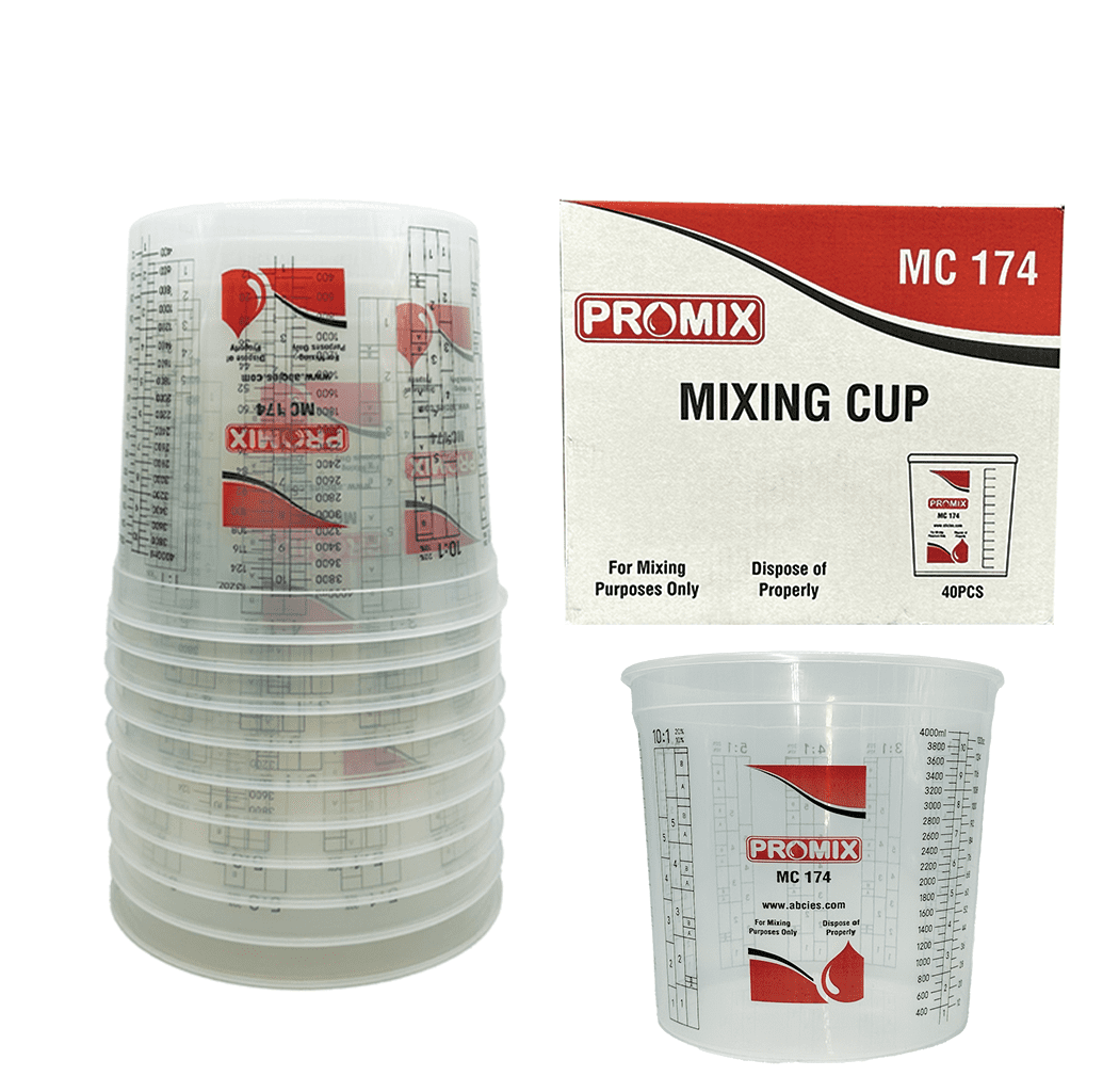 Canopus Paint Mixing Cups, Clear Plastic Cups for Paint, Epoxy, Resin, Oil,  Thinner, Pack of 12