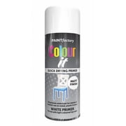 Paint Factory Primer White Matt Finish Spray Paint 400ml
