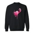 thumbnail image 1 of Paint Flamingo Sweatshirt Men -SPIdeals Designs, Male x-Large, 1 of 4