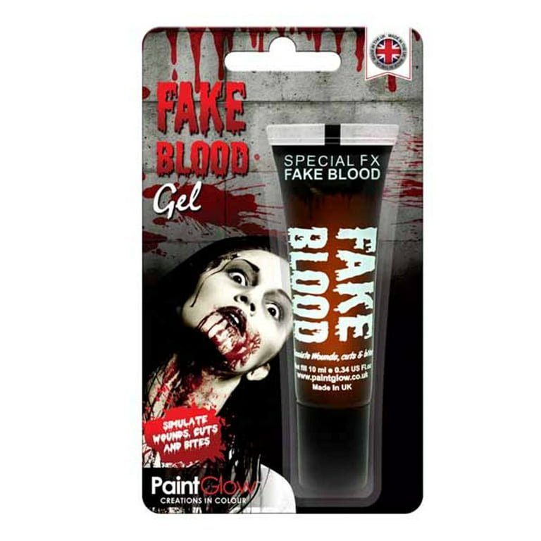 Paint Glow 10ml Fake Blood Gel Special Fx Halloween Make Up Wounds Cuts  Bites