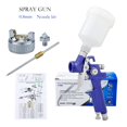 Paint Gun 0.8/1.0mm Pneumatic Paint Spray Gun Painting Cars Aerograph