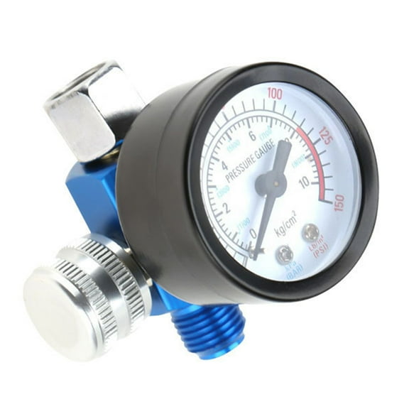 Paint Gun Pressure Regulator 1/4 Paint Spray Gun Pressure Gauge Spray Paint Gun Air Pressure Regulator Pneumatic Tool
