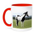 thumbnail image 1 of 3dRose, Paint Horse, 11oz Two-Tone Red Mug, 1 of 7