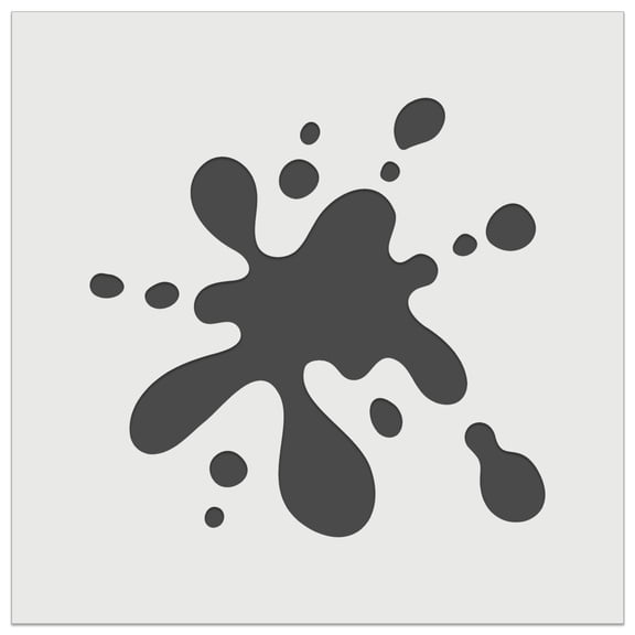 Paint Ink Blood Spatter Splat Drip DIY Cookie Wall Craft Stencil - 11.5 Inch