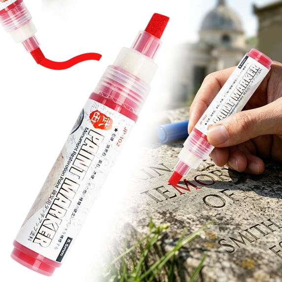 Paint Marker Pen Oil Based Fine Tip 10ML Multi Surface for Rock Wood Metal Glass Outdoor Use